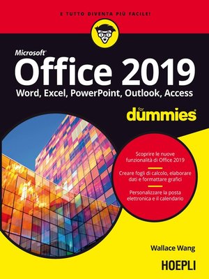 cover image of Office 2019 for dummies